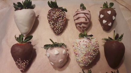 Walentynkowe truskawki w czekoladzie