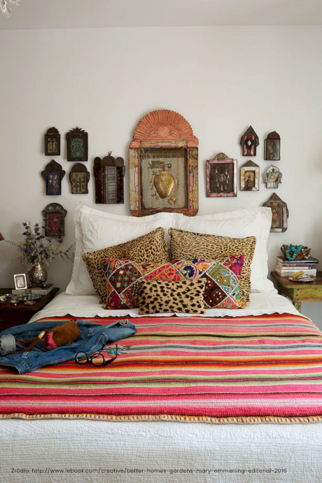 Sypialnia w stylu meksykańskim