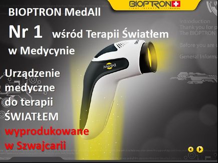 Nowa Lampa Bioptron - MedAll, średnica 5 cm