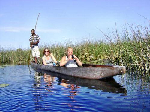 Płyniemy na deltę Okawango