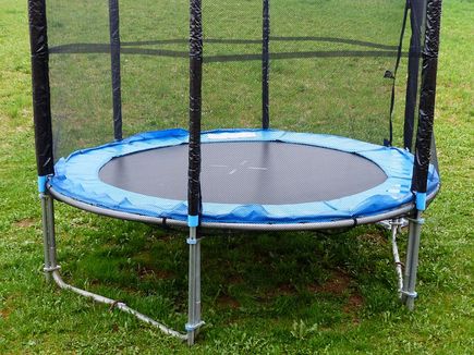 Moja przygoda z trampoliną ogrodową. 