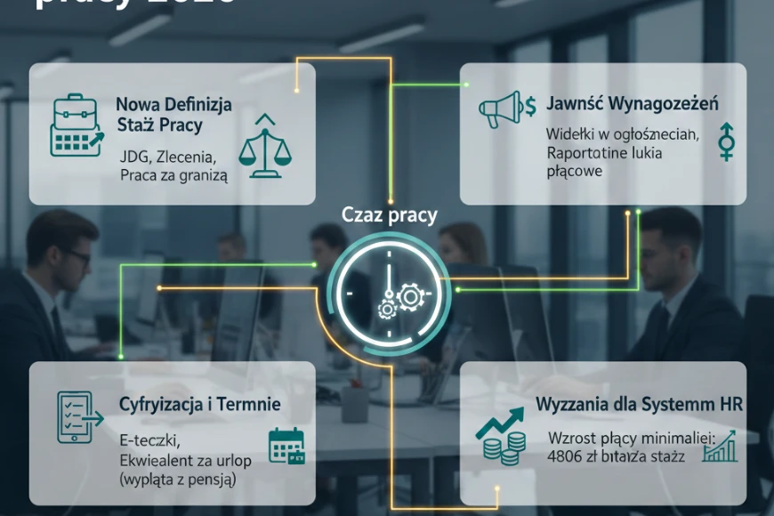 Zmiany w Kodeksie pracy 2026 — jak wpływają na prowadzenie kadr i płac?