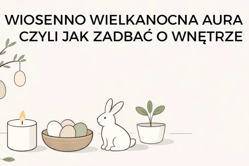 Wiosenno Wielkanocna aura – jak zadbać o wnętrze?