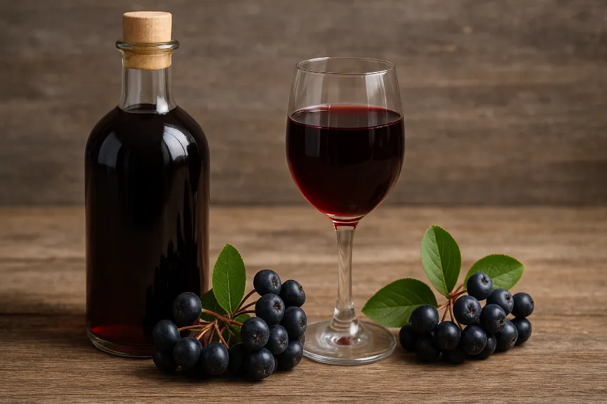 Nalewka z aronii z liśćmi wiśni – naturalny smak i zdrowie w kieliszku