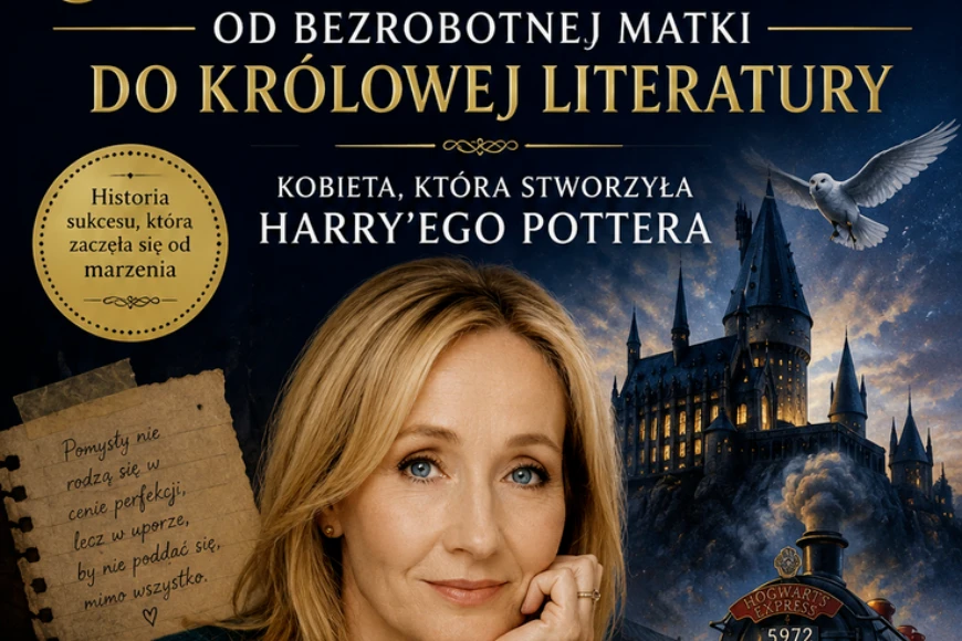 J.K. Rowling: Od Bezrobotnej Matki do Królowej Literatury - Kobieta która stworzyła Harrego Pottera - Historia sukcesu