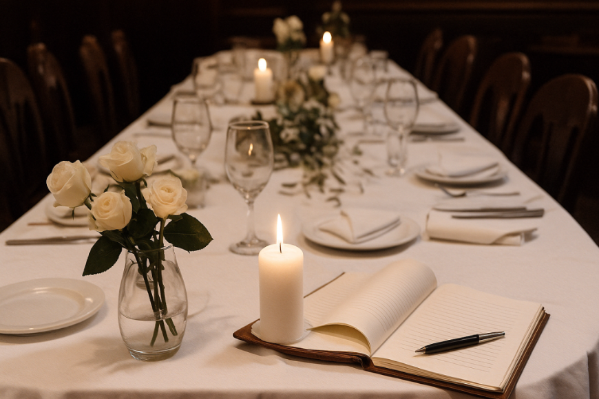 Jak zorganizować stypę w restauracji – praktyczny przewodnik
