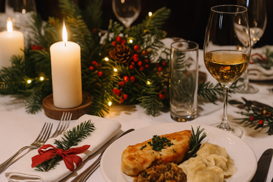 Spotkania wigilijne w restauracji – dekoracje, menu i atrakcje