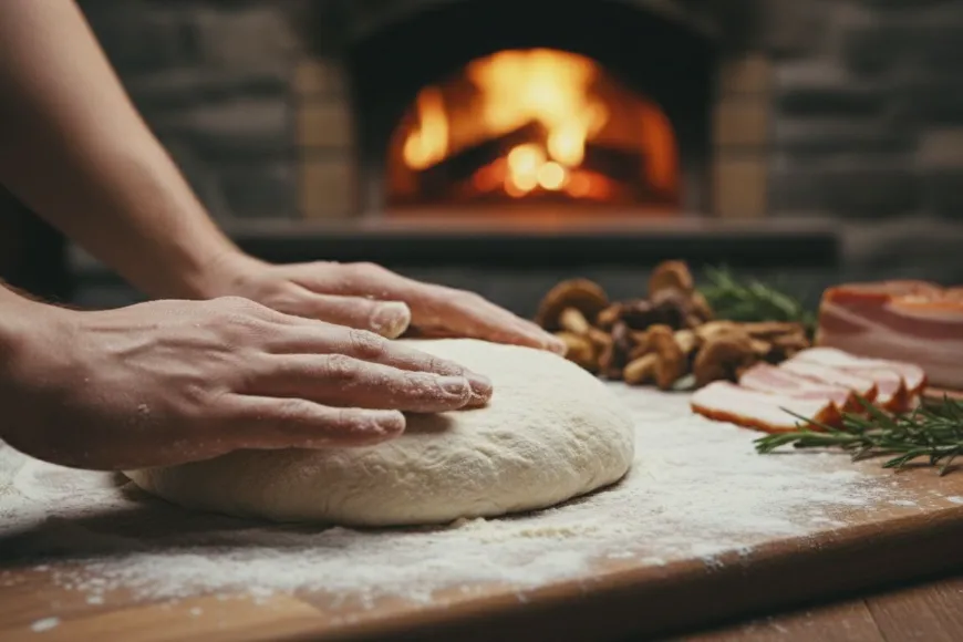 Jak zrobić idealne ciasto na grubszą, sycącą pizzę w stylu zimowym?